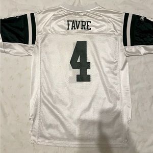 Brett Farve NY Jets Jersey Boys XL But Fits Like a Men’s Medium. Pre Owned